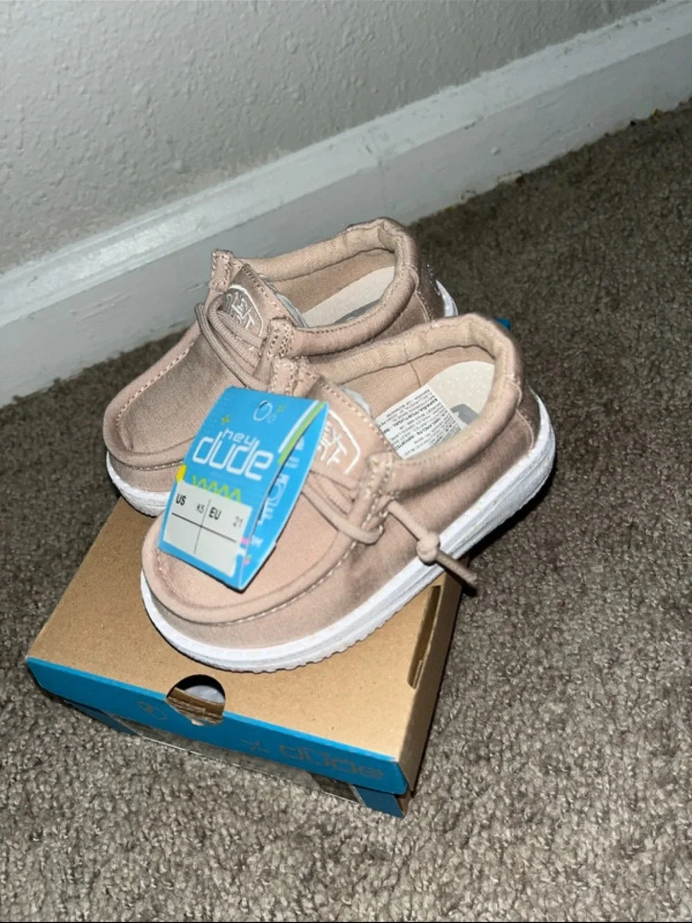 Hey Dude Toddler Slip-On Shoes - Tan